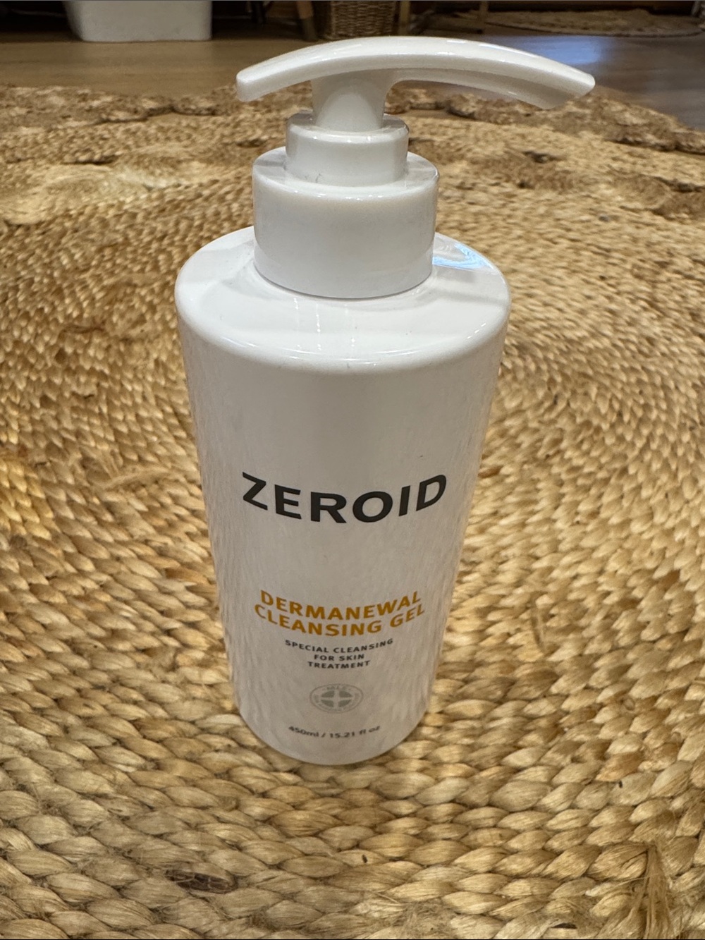 New ZEROID Dermanewal Cleansing Gel Special Cleansing for Skin Treatment